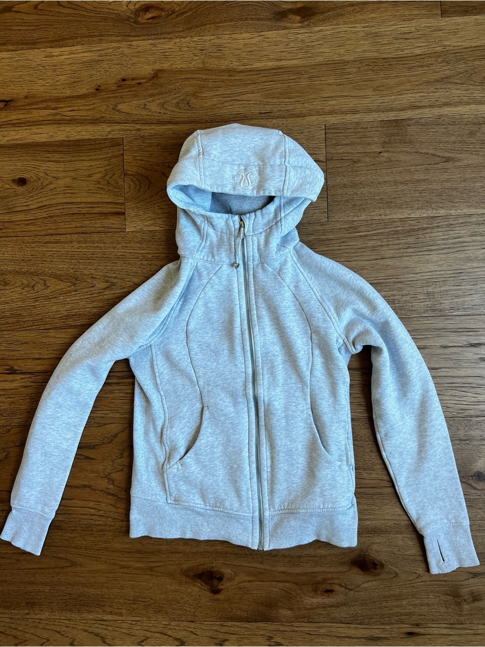 lululemon Scuba Light Full-Zip Hooded Jacket light heathered grey